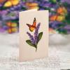 Freshcut Paper Pop Up Cards, Garden Lilacs, 12 Inch Life Sized Forever Flower Bouquet 3D Popup Greeting Card, Birthday Cards, Thank You Card, Blank Notecard & Envelope(Lavender & Butterflies)