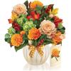 Freshcut Paper Pop Up Cards, Sunflowers, 12 Inch Life Sized Forever Flower Bouquet 3D Popup Greeting Card, Birthday Cards, Get Well Gifts, Blank Notecard & Envelope(Pumpkin Spice)