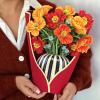 Freshcut Paper Pop Up Cards, Sunflowers, 12 Inch Life Sized Forever Flower Bouquet 3D Popup Greeting Card, Birthday Cards, Get Well Gifts, Blank Notecard & Envelope(French Blooms)
