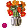 Freshcut Paper Pop Up Cards, Sunflowers, 12 Inch Life Sized Forever Flower Bouquet 3D Popup Greeting Card, Birthday Cards, Get Well Gifts, Blank Notecard & Envelope(French Blooms)
