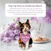 Freshcut Paper Pop Up Pet Cards, Black Cat, Gifts for Cat Lovers, Gifts for Mom with Mother’s Day Accessory Sheet, Notecard & Envelope, 3D Popup Greeting Card, Mother’s Day Cards(Calico Cat)