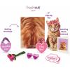 Freshcut Paper Pop Up Pet Cards, Black Cat, Gifts for Cat Lovers, Gifts for Mom with Mother’s Day Accessory Sheet, Notecard & Envelope, 3D Popup Greeting Card, Mother’s Day Cards(Orange Tabby)
