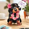 Freshcut Paper Pop Up Pet Cards, Gifts for Dog Lovers, Birthday Cards with Accessory Sheet, Note Card & Envelope, 3D Popup Greeting Card, Pit Bull(Dachshund)