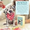 Freshcut Paper Pop Up Pet Cards, Gifts for Dog Lovers, Birthday Cards with Accessory Sheet, Note Card & Envelope, 3D Popup Greeting Card, Pit Bull(Dalmatian)