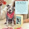 Freshcut Paper Pop Up Pet Cards, Gifts for Dog Lovers, Birthday Cards with Accessory Sheet, Note Card & Envelope, 3D Popup Greeting Card, Pit Bull(Pit bull)