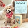 Freshcut Paper Pop Up Pet Cards, Gifts for Dog Lovers, Birthday Cards with Accessory Sheet, Note Card & Envelope, 3D Popup Greeting Card, Pit Bull(Poodle)