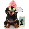 Freshcut Paper Pop Up Pet Cards, Gifts for Dog Lovers, Birthday Cards with Accessory Sheet, Note Card & Envelope, 3D Popup Greeting Card, Pit Bull(Dachshund)