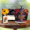 Freshcut Paper Pop Up Cards, 15 Inch Haunted House, Pop Up 3D Greeting Cards, Paper Haunted House Decoration, Halloween Card, Birthday Card, Blank Notecard & Envelope(Haunted House)