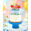 Freshcut Paper Pop Up Cards, Adventure Awaits, 12 Inch Life Sized 3D Popup Greeting Card, Birthday Cards, Graduation Card, Travel Themed Retirement, Baby Shower, Blank Notecard & Envelope(Confetti Birthday Cake)