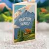 Freshcut Paper Pop Up Cards, Adventure Awaits, 12 Inch Life Sized 3D Popup Greeting Card, Birthday Cards, Graduation Card, Travel Themed Retirement, Baby Shower, Blank Notecard & Envelope(Adventure Awaits)