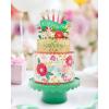 Freshcut Paper Pop Up Cards, Adventure Awaits, 12 Inch Life Sized 3D Popup Greeting Card, Birthday Cards, Graduation Card, Travel Themed Retirement, Baby Shower, Blank Notecard & Envelope(Blooming Birthday Cake)