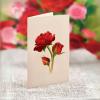Freshcut Paper Pop Up Cards, Blooming Roses, 12 Inch Life Sized Forever Flower Bouquet 3D Popup Greeting Cards, Valentine’s Day, Anniversary Card, Blank Notecard & Envelope(Blooming Roses)