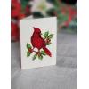 Freshcut Paper Pop Up Cards, Blue Poinsettia, 10 Inch Life Sized Forever Flower Bouquet 3D Popup Greeting Cards, Christmas Card, Hanukkah Card, Blank Notecard & Envelope(Winter Joy 3pk)