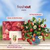 Freshcut Paper Pop Up Cards, Butterflies & Buttercups, 12 Inch Life Sized Forever Flower Bouquet 3D Popup Greeting Card, Birthday Cards, Thank You Card, Blank Notecard & Envelope(Strawberry Blossom)