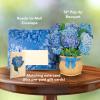 Freshcut Paper Pop Up Cards, Butterflies & Buttercups, 12 Inch Life Sized Forever Flower Bouquet 3D Popup Greeting Card, Birthday Cards, Thank You Card, Blank Notecard & Envelope(Nantucket Hydrangeas)