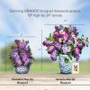 Freshcut Paper Pop Up Cards, Grande Peony Paradise, 18 Inch Life Sized Forever Flower Bouquet 3D Popup Greeting Card, Birthday Cards, Thank You Card, Blank Notecard & Envelope(Grande Garden Lilacs)
