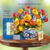 Freshcut Paper Pop Up Cards, Grande Peony Paradise, 18 Inch Life Sized Forever Flower Bouquet 3D Popup Greeting Card, Birthday Cards, Thank You Card, Blank Notecard & Envelope(Sorbet Roses)