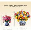 Freshcut Paper Pop Up Cards, Grande Peony Paradise, 18 Inch Life Sized Forever Flower Bouquet 3D Popup Greeting Card, Birthday Cards, Thank You Card, Blank Notecard & Envelope(Sorbet Roses)