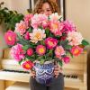 Freshcut Paper Pop Up Cards, Grande Peony Paradise, 18 Inch Life Sized Forever Flower Bouquet 3D Popup Greeting Card, Birthday Cards, Thank You Card, Blank Notecard & Envelope(Peony Paradise Grande)