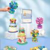 Freshcut Paper Pop Up Cards, Mini Birthday Puppy & Kitten, 6 Inch Mini Sized 3D Pet Gifts, Popup Greeting Card, Birthday Card, Paper Cat & Dog Cards, Blank Notecard & Envelope(Birthday Collection (Mini set of 5))