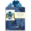 Freshcut Paper Pop Up Cards, Mini Christmas Puppy & Kitten, 6 Inch Mini Sized 3D Pet Gifts, Popup Greeting Card, Christmas Card, Paper Cat & Dog Cards, Blank Notecard & Envelope(Mini Blue Poinsettia)