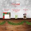 Freshcut Paper Pop Up Cards, Mini Christmas Puppy & Kitten, 6 Inch Mini Sized 3D Pet Gifts, Popup Greeting Card, Christmas Card, Paper Cat & Dog Cards, Blank Notecard & Envelope(Mini Christmas Puppy)