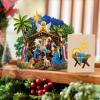 Freshcut Paper Pop Up Cards, Mini Christmas Puppy & Kitten, 6 Inch Mini Sized 3D Pet Gifts, Popup Greeting Card, Christmas Card, Paper Cat & Dog Cards, Blank Notecard & Envelope(Mini Starlit Nativity)