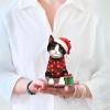 Freshcut Paper Pop Up Cards, Mini Christmas Puppy & Kitten, 6 Inch Mini Sized 3D Pet Gifts, Popup Greeting Card, Christmas Card, Paper Cat & Dog Cards, Blank Notecard & Envelope(Mini Christmas Puppy & Kitten Set of 2)
