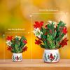 Freshcut Paper Pop Up Cards, Mini Christmas Puppy & Kitten, 6 Inch Mini Sized 3D Pet Gifts, Popup Greeting Card, Christmas Card, Paper Cat & Dog Cards, Blank Notecard & Envelope(Mini Winter Joy)