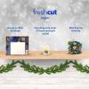 Freshcut Paper Pop Up Cards, Mini Christmas Puppy & Kitten, 6 Inch Mini Sized 3D Pet Gifts, Popup Greeting Card, Christmas Card, Paper Cat & Dog Cards, Blank Notecard & Envelope(Mini Starlit Nativity)