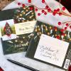 Freshcut Paper Pop Up Cards, Mini Christmas Puppy & Kitten, 6 Inch Mini Sized 3D Pet Gifts, Popup Greeting Card, Christmas Card, Paper Cat & Dog Cards, Blank Notecard & Envelope(Mini Merry Tree)
