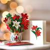 Freshcut Paper Pop Up Cards, Mini Christmas Puppy & Kitten, 6 Inch Mini Sized 3D Pet Gifts, Popup Greeting Card, Christmas Card, Paper Cat & Dog Cards, Blank Notecard & Envelope(Mini Winter Joy)