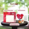 Freshcut Paper Pop Up Cards, Mini Heart Balloons, 6 Inch Mini Sized 3D Popup Greeting Cards, Valentine’s Day, Anniversary Card, Blank Notecard & Envelope(Heart Balloons)