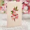 Freshcut Paper Pop Up Cards, Mini Heart Balloons, 6 Inch Mini Sized 3D Popup Greeting Cards, Valentine’s Day, Anniversary Card, Blank Notecard & Envelope(Japanese Cherry Blossoms)