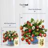 Freshcut Paper Pop Up Cards, Mini Nantucket Hydrangeas, 6 Inch Mini Sized Forever Flower Bouquet 3D Popup Greeting Cards, Birthday Cards, Thank You Card, Blank Notecard & Envelope(Strawberry Blossom)