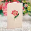 Freshcut Paper Pop Up Cards, Mini Orchid Oasis, 6 Inch Mini Sized Forever Flower Bouquet 3D Popup Greeting Cards, Birthday Card, Get Well Gifts, Blank Notecard & Envelope(Dear Dahlia)