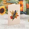 Freshcut Paper Pop Up Cards, Mini Sunflowers, 6 Inch Mini Sized Forever Flower Bouquet 3D Popup Greeting Cards, Birthday Cards, Get Well Gifts, Blank Notecard & Envelope(Mini Golden Harvest Set of 2)