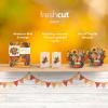 Freshcut Paper Pop Up Cards, Mini Sunflowers, 6 Inch Mini Sized Forever Flower Bouquet 3D Popup Greeting Cards, Birthday Cards, Get Well Gifts, Blank Notecard & Envelope(Mini Golden Harvest Set of 2)