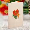 Freshcut Paper Pop Up Cards, Mini Sunflowers, 6 Inch Mini Sized Forever Flower Bouquet 3D Popup Greeting Cards, Birthday Cards, Get Well Gifts, Blank Notecard & Envelope(French Blooms)