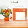 Freshcut Paper Pop Up Cards, Mini Sunflowers, 6 Inch Mini Sized Forever Flower Bouquet 3D Popup Greeting Cards, Birthday Cards, Get Well Gifts, Blank Notecard & Envelope(Pumpkin Harvest)