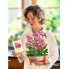 Freshcut Paper Pop Up Cards, Orchid Oasis, 12 Inch Life Sized Forever Flower Bouquet 3D Popup Greeting Card, Birthday Cards, Get Well Gifts, Blank Notecard & Envelope(Orchid Oasis)