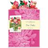 Freshcut Paper Pop Up Cards, Orchid Oasis, 12 Inch Life Sized Forever Flower Bouquet 3D Popup Greeting Card, Birthday Cards, Get Well Gifts, Blank Notecard & Envelope(Dear Dahlia)