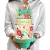 Freshcut Paper Pop Up Cards, Adventure Awaits, 12 Inch Life Sized 3D Popup Greeting Card, Birthday Cards, Graduation Card, Travel Themed Retirement, Baby Shower, Blank Notecard & Envelope(Blooming Birthday Cake)