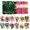 Freshcut Paper Pop-Up Greeting Cards, 6×6 Inch Mini Paper Flower Bouquets, 12 Count Assortment, Multicolor Floral Occasion Cards, Blank Inside, Pop-Up Feature