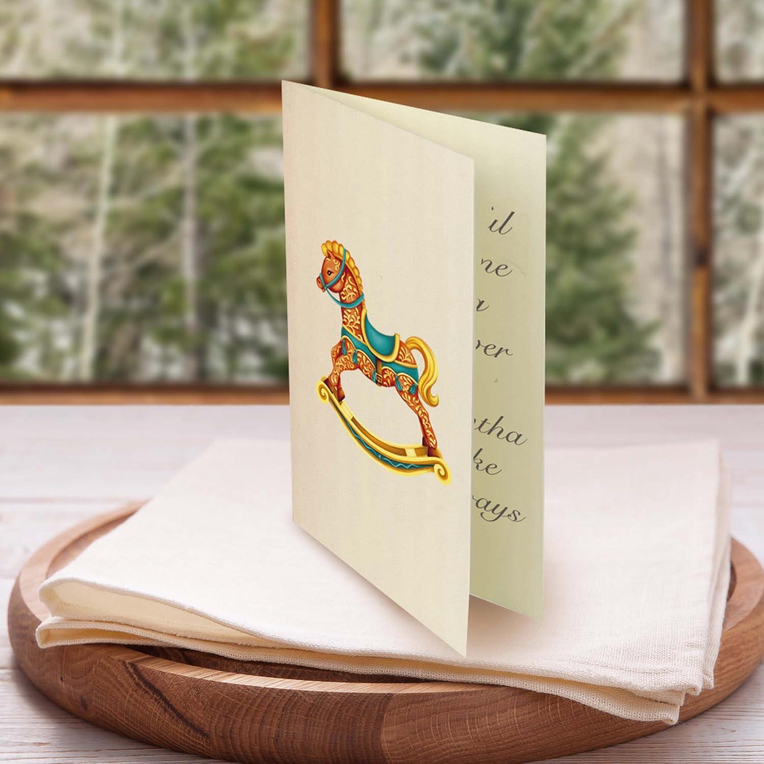 imageFreshcut Paper Light Up Pop Up Card Light Up Holiday Candle with Lights 3D Popup Christmas Cards Holiday Card with Blank Notecard ampamp EnvelopeChristmas Tree