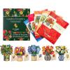 Freshcut Paper Pop Up Cards, Garden Favorites, 6 inch Mini Sized Paper Flower Bouquet 3D Popup Greeting Cards, Birthday Card, Thank You Card, Blank Notecards & Envelopes, Pack of 5(5pk – Garden Favorites)